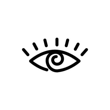 A small eye-drawing design - easy to draw