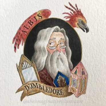 Albus Dumbledore drawing 