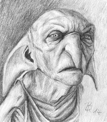 harry potter elf sketch