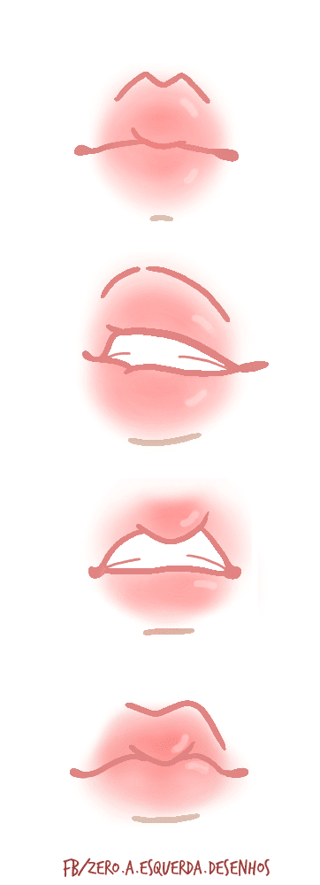 different cute and easy digital mouth drawing ideas to replicate for beginners