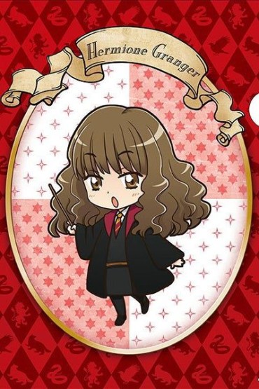 Cute chibi drawing of Hermione Granger