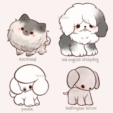cute dog drawing ideas examples