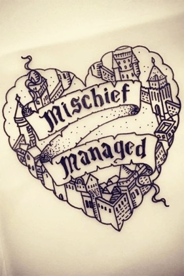 Mischief managed map harry potter