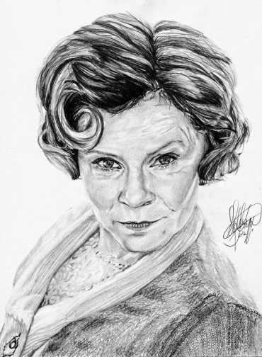 advanced drawing of Dolores Umbridge