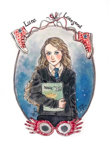 Luna Lovegood drawing