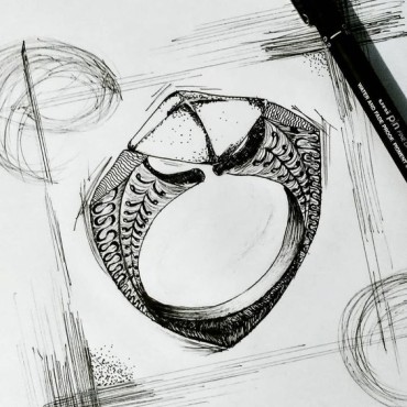 Drawing the ring of lord Vorldemort