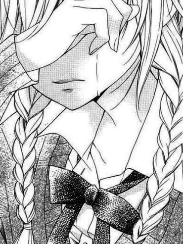 a manga anime girl crying