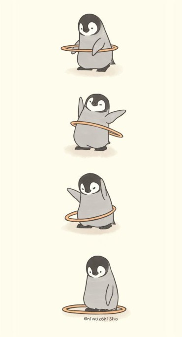 cute and easy penguin drawing transition