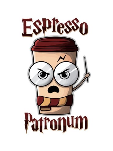 A funny but cute expresso drawing for Potterheads