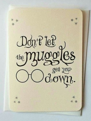 harry drawing : don't let the muggles get you down