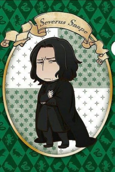 funny drawing of Snape