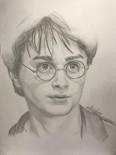 drawing of Harry Potter