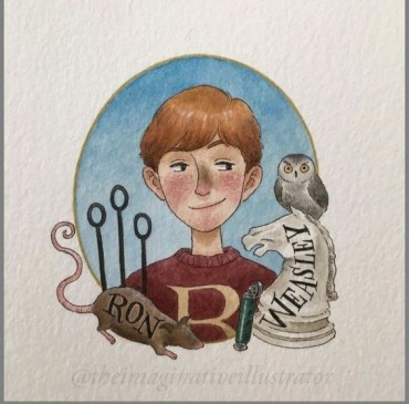 A drawing idea of Ron Weasley