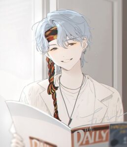 An anime drawing idea of Suga/Min Yoongi