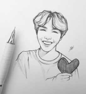 J-hope drawing idea 