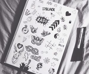 Cool drawing doodles of One Direction's tattoos