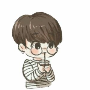 cute JK chibi drawing for beginners