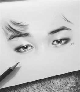 Jimin's eyes