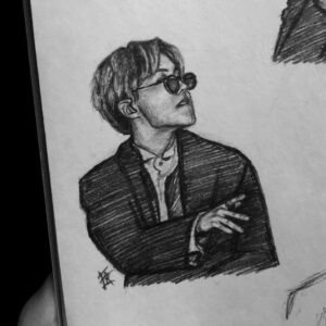 sketch of J-hope